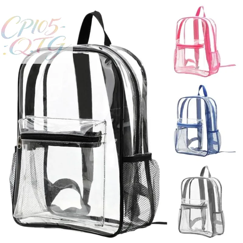 Women'S Bags Going Out - Przezroczysty plecak sportowy z PVC na
