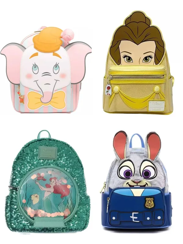 Women'S Bags Going Out - Nowy różowy mini plecak ze sztucznej