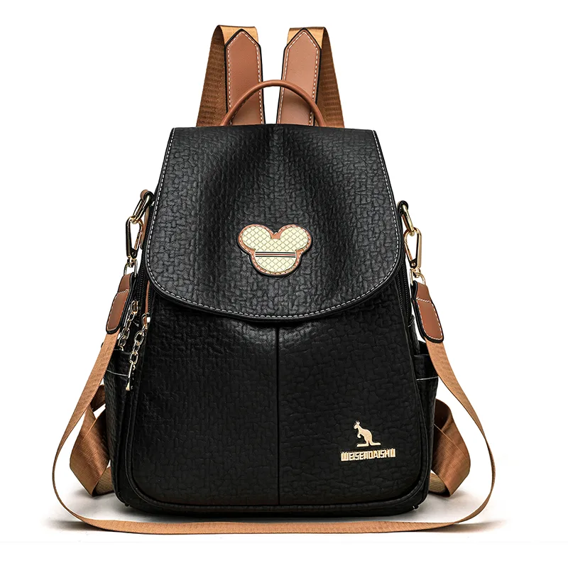 Women Bags Brands - 2024 luksusowy plecak podróżny modna tornister