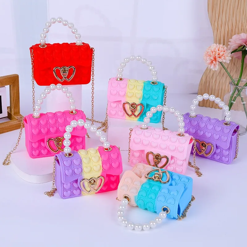 Women Bags Offers - Silikonowa torebka Love Bubble Jelly Bag,
