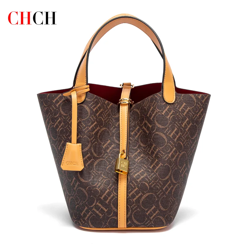 Women Bags Offers - Damska torba z grubej bawełny CHCH