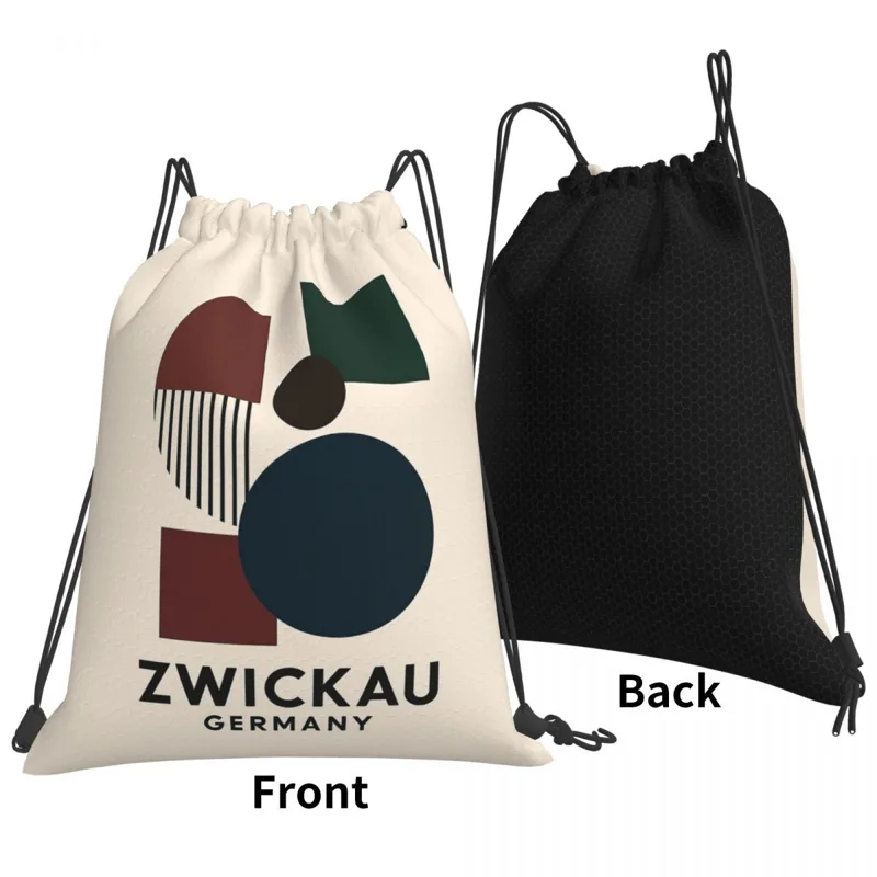 Women Bags Germany - Plecak Geometryczny Bauhaus Zwickau Niemcy, Przenośne