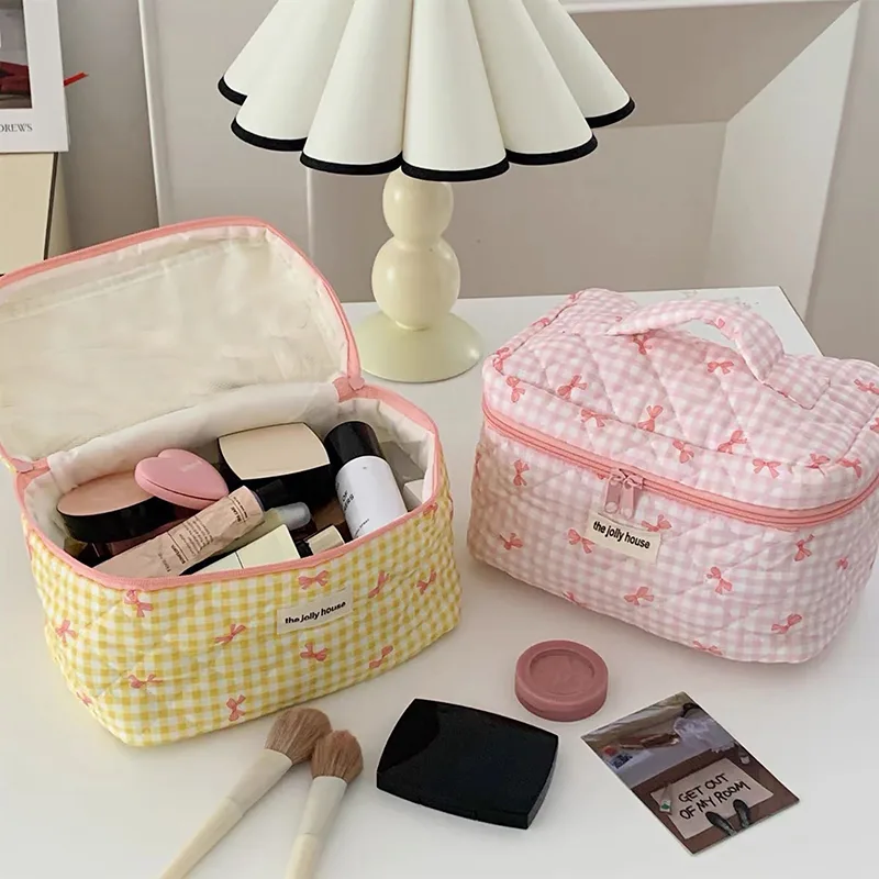 Women Bags Outlet - 3 Typ Pikowanie Kosmetyczka Damska Duża