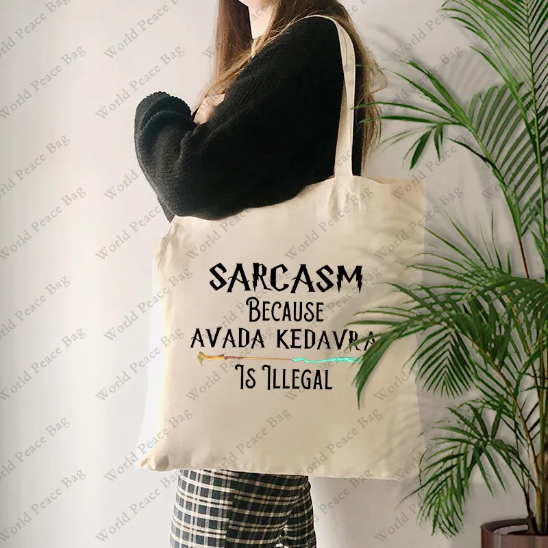 Women Bags Outlet - 1 szt Sarkazm Bo Avada Kedavra