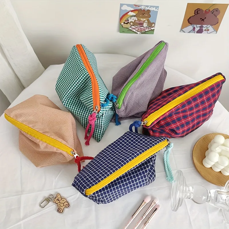 Women Bags Sale - Gorąca Wyprzedaż Damska Kosmetyczka w Kratę