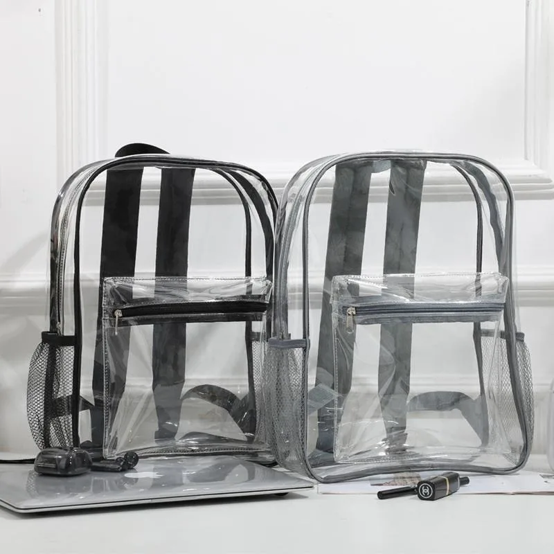 Women'S Bags Going Out - Wyprzedaż! Przezroczysty plecak sportowy z PVC