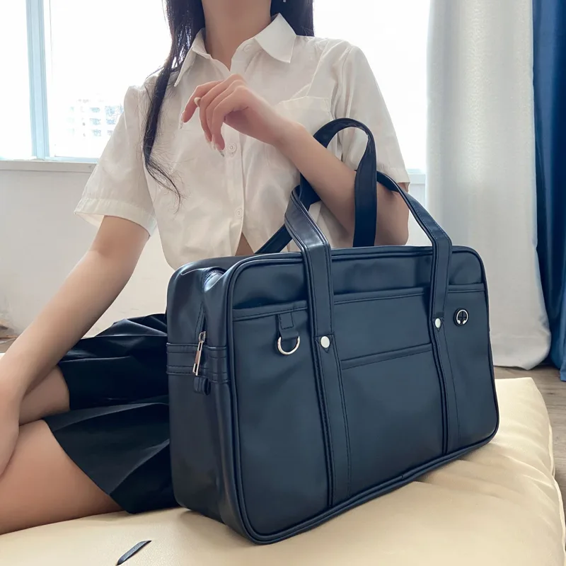 Women Bags Zara - Japońska dwuwymiarowa torba studencka JK jednolita