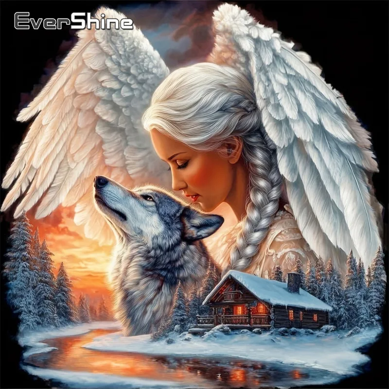 Women Bags Pictures - EverShine Diamentowy Haft Portret Kobiety Obraz