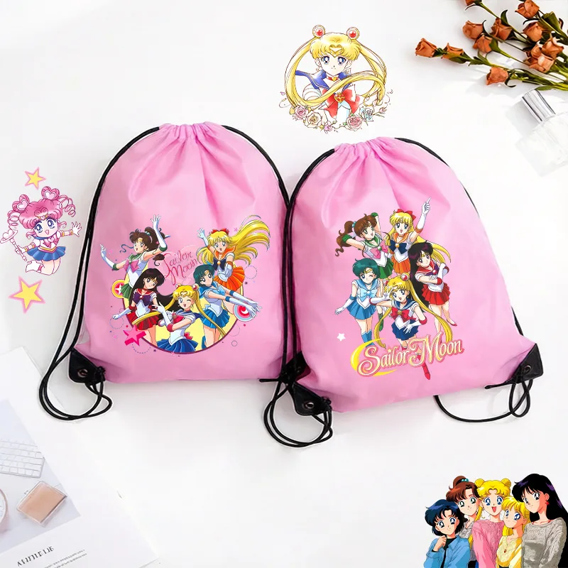 Women'S Vogue Bags - Torba ze sznurkiem Sailor Moon, damska