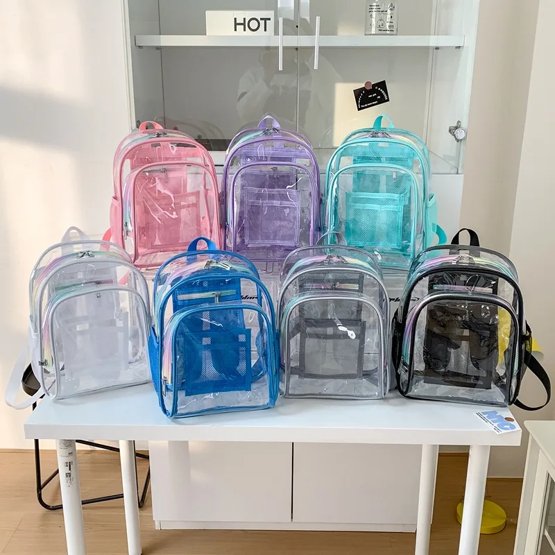 Plecak z przezroczystego PVC z – Women Bags Sale recenzja i cena