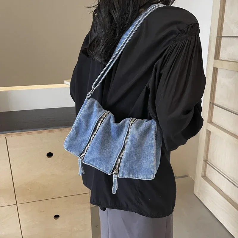 Solidna torba na ramię z denim – Women'S Bags New Look recenzja i cena