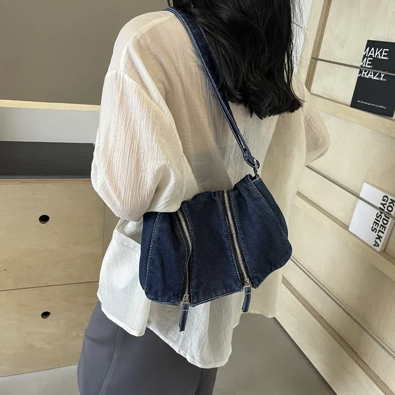 Solidna torba na ramię z denim – Women'S Bags New Look recenzja i cena