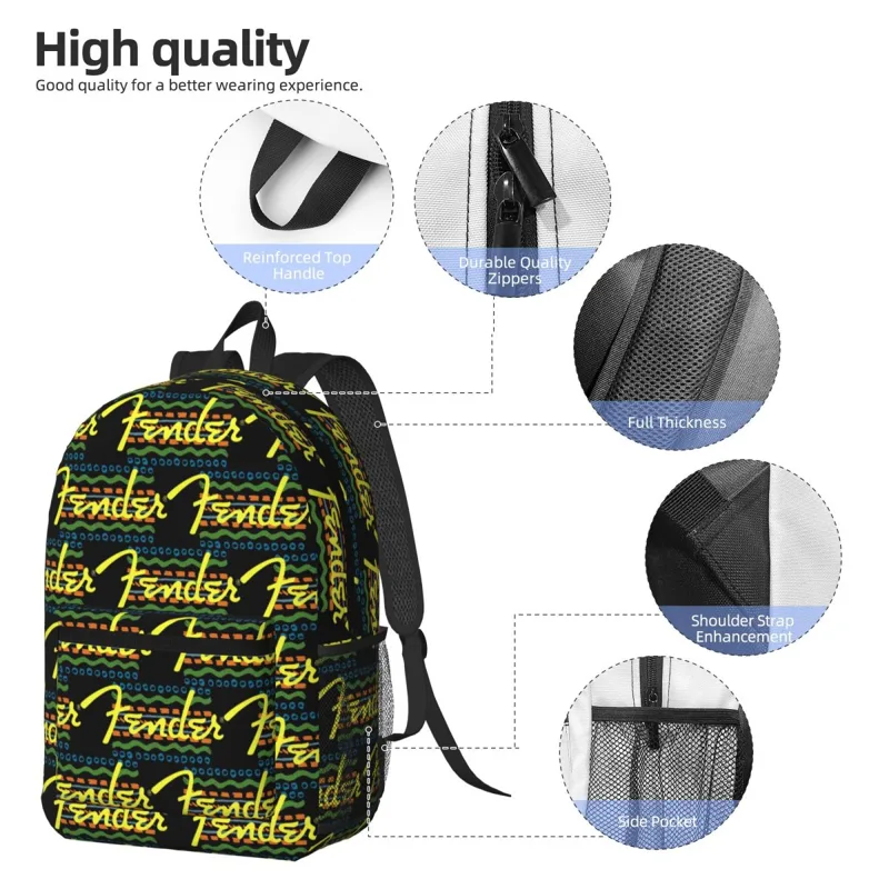 Plecak Fender z motywem muzyki – Women Bags Company recenzja i cena