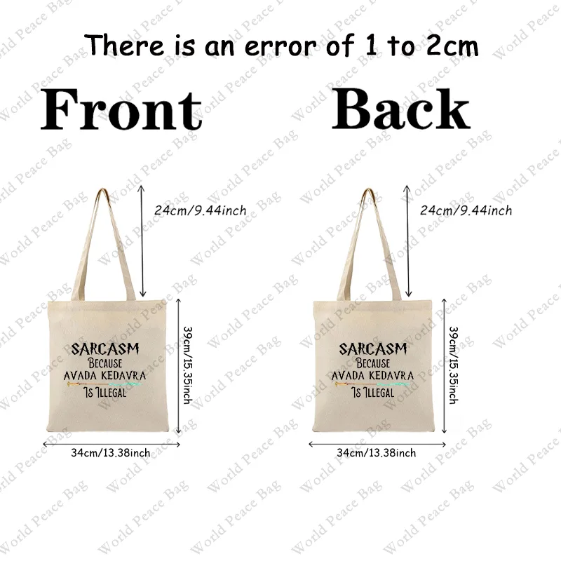 1 szt Sarkazm Bo Avada Kedavra – Women Bags Outlet recenzja i cena